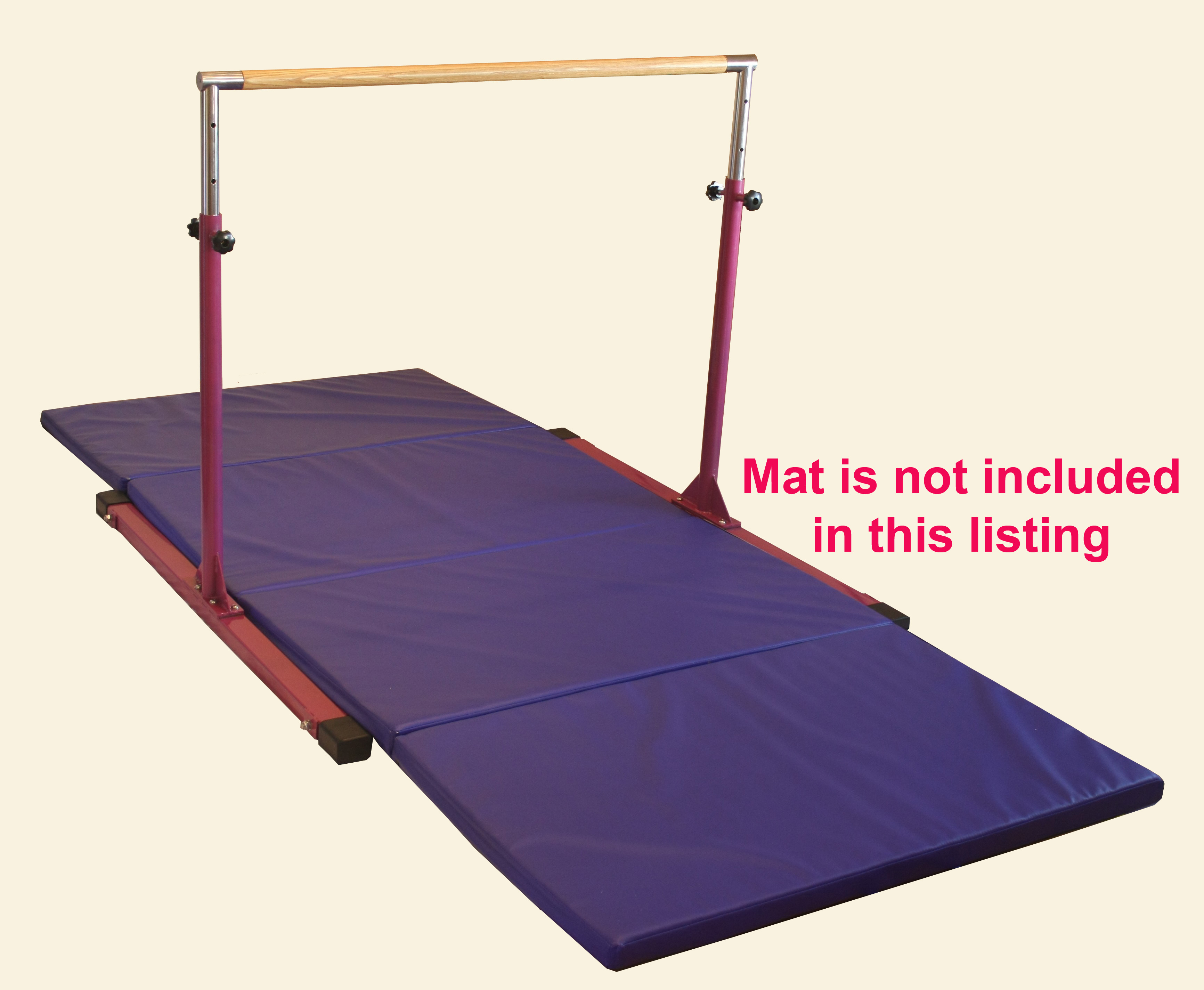 Adjustable Gymnastics Bar (Model DX) Color: Barney Purple